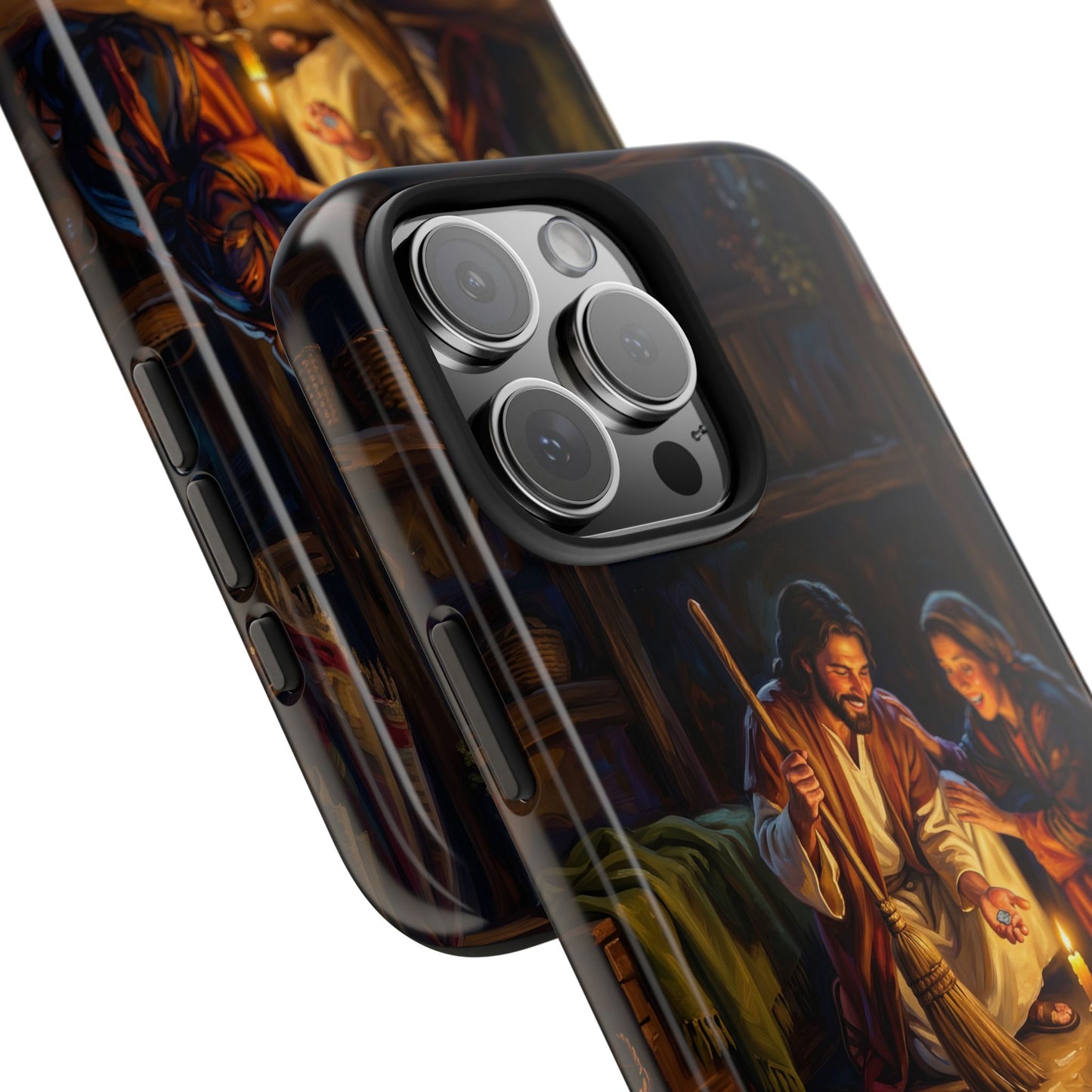 “Lost and Found - The Sweeping Woman of Luke 15” - Phone Case