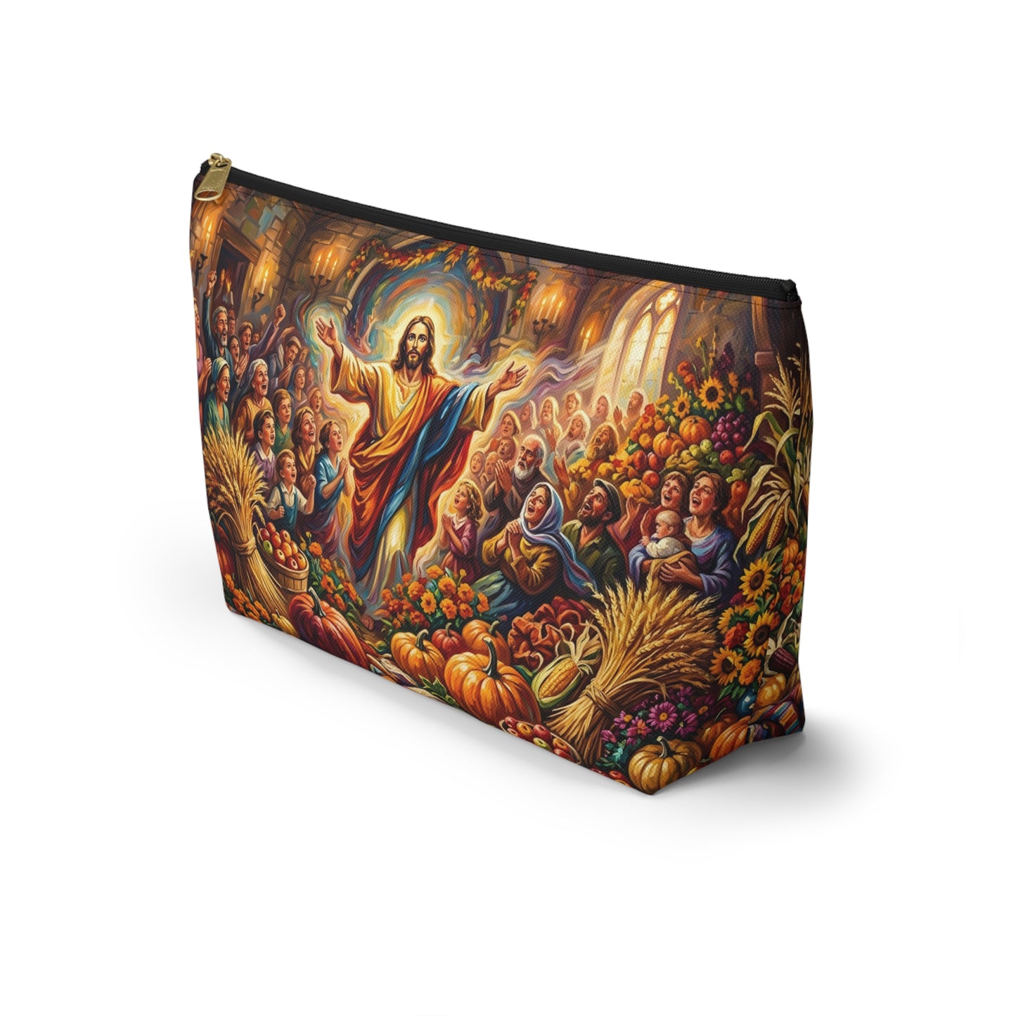 “Bountiful Blessings - A Harvest of Thanksgiving” - Accessory Pouch