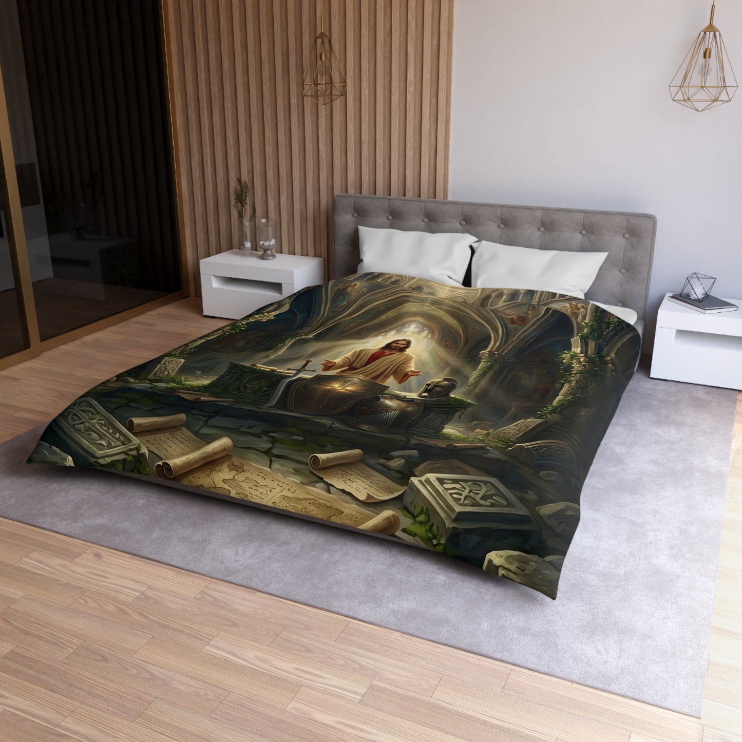 “Stand Firm - The Armor of God” - Duvet Cover