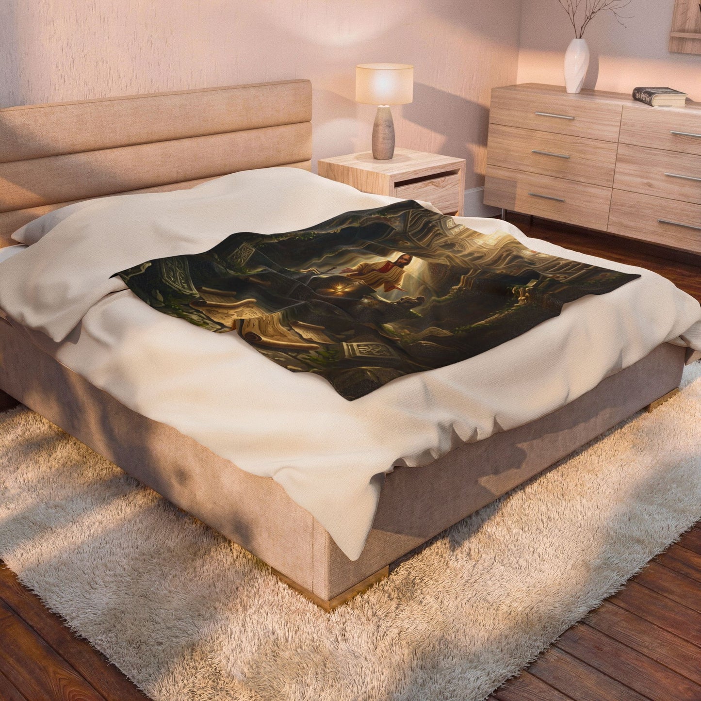 “Stand Firm - The Armor of God” - Plush Blanket