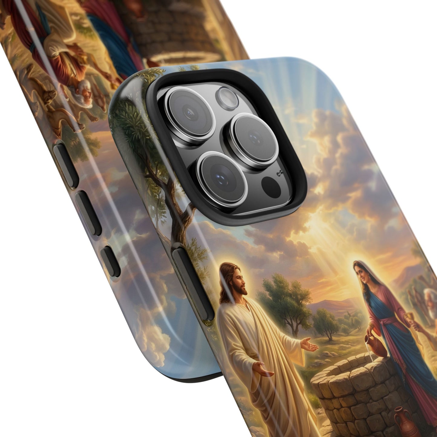 “Providence Unveiled - Rebekah at the Well” - Phone Case