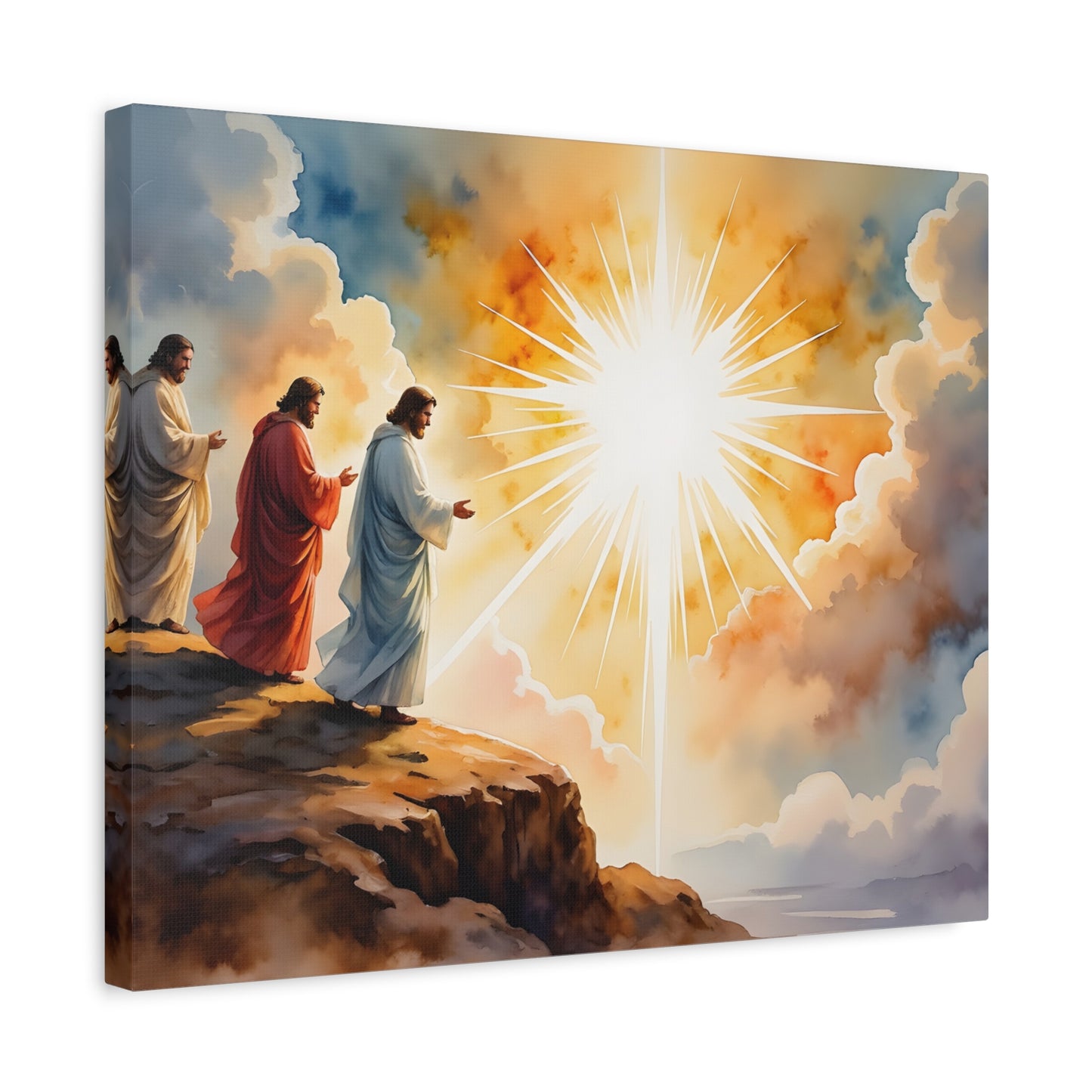 “Behold His Glory - The Transfiguration of Jesus” - Canvas Art