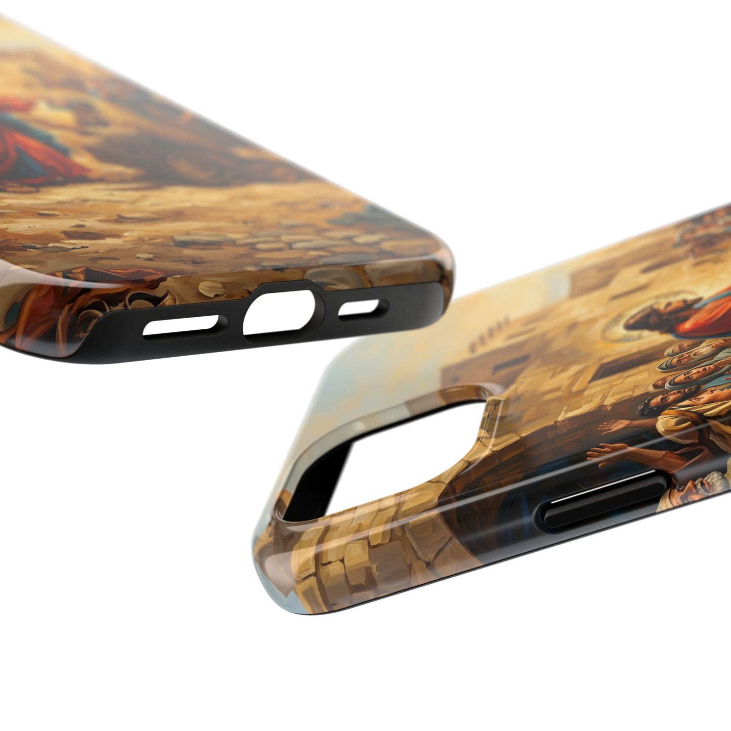 “He Opened My Eyes - Jesus Heals the Blind Man” - Phone Case