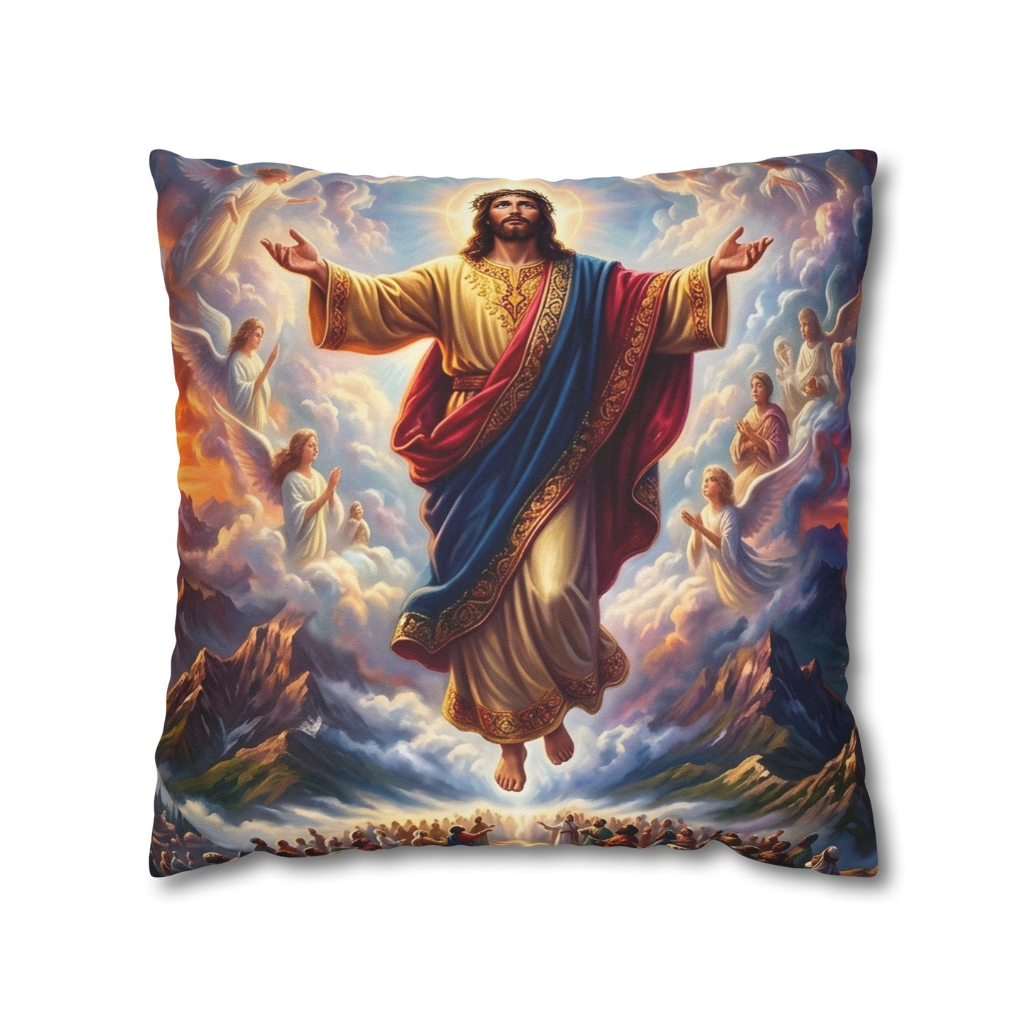 “From Sunrise to Sunset - God Enthroned Above All Nations” - Pillowcase