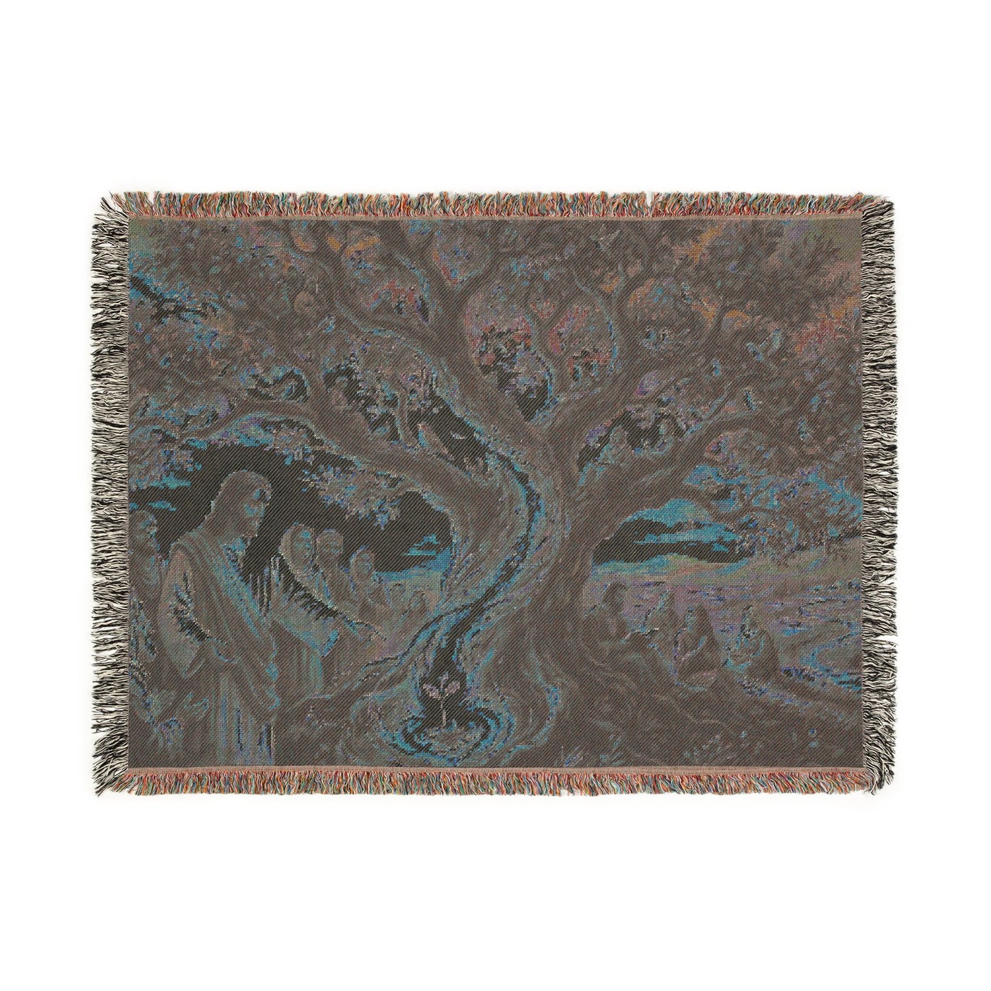 “Mighty Tree - The Kingdom Grows from a Mustard Seed” - Woven Blanket