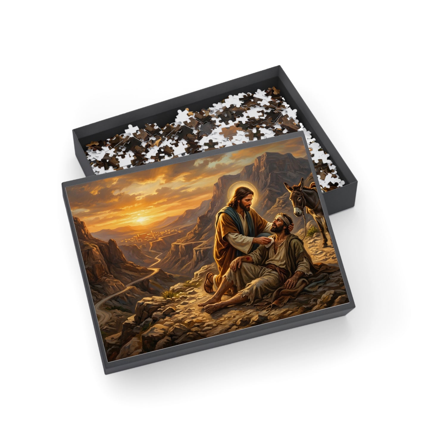 “The Good Samaritan - Compassion on the Jericho Road” - Jigsaw Puzzle