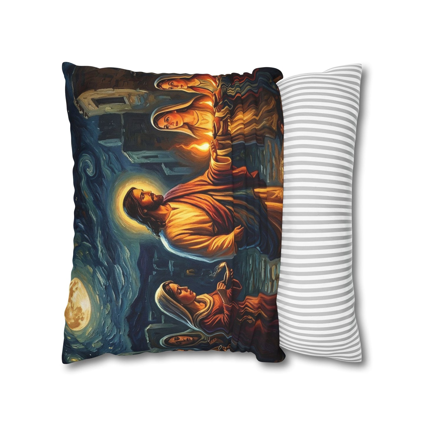 “Be Ready - Ten Virgins in Midnight Darkness” - Pillowcase