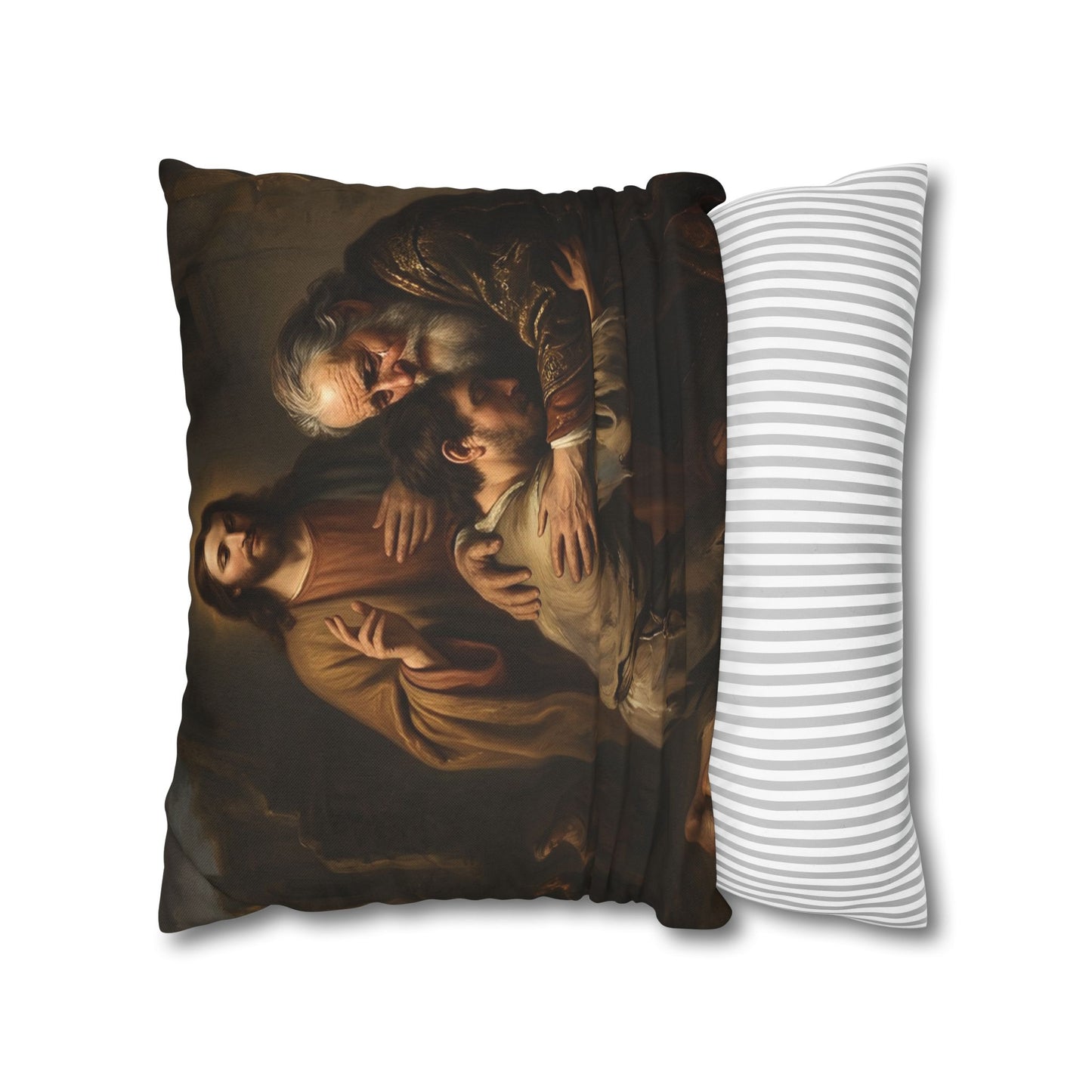 The prodigal son running toward his father - Pillowcase