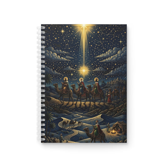 “Star of Wonder - Journey of the Magi” - Spiral Notebook