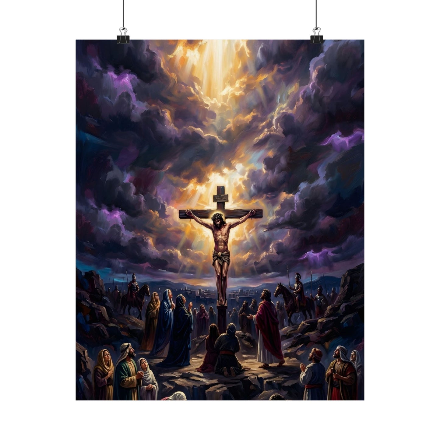 “It Is Finished - The Crucifixion at Calvary” - Poster