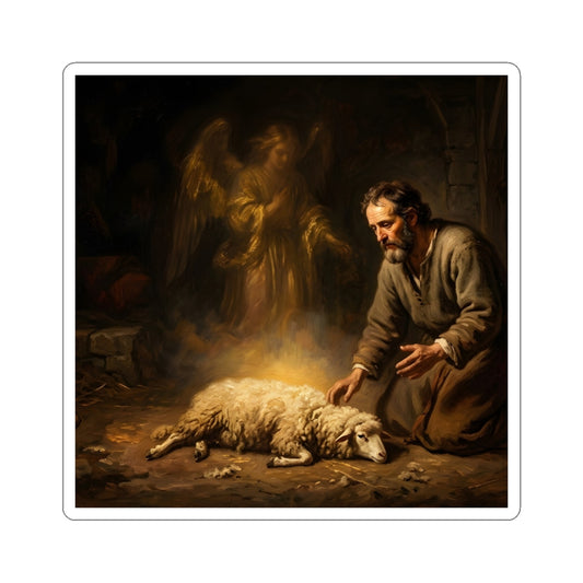 “Gideon's Fleece - Seeking Confirmation from God” - Sticker