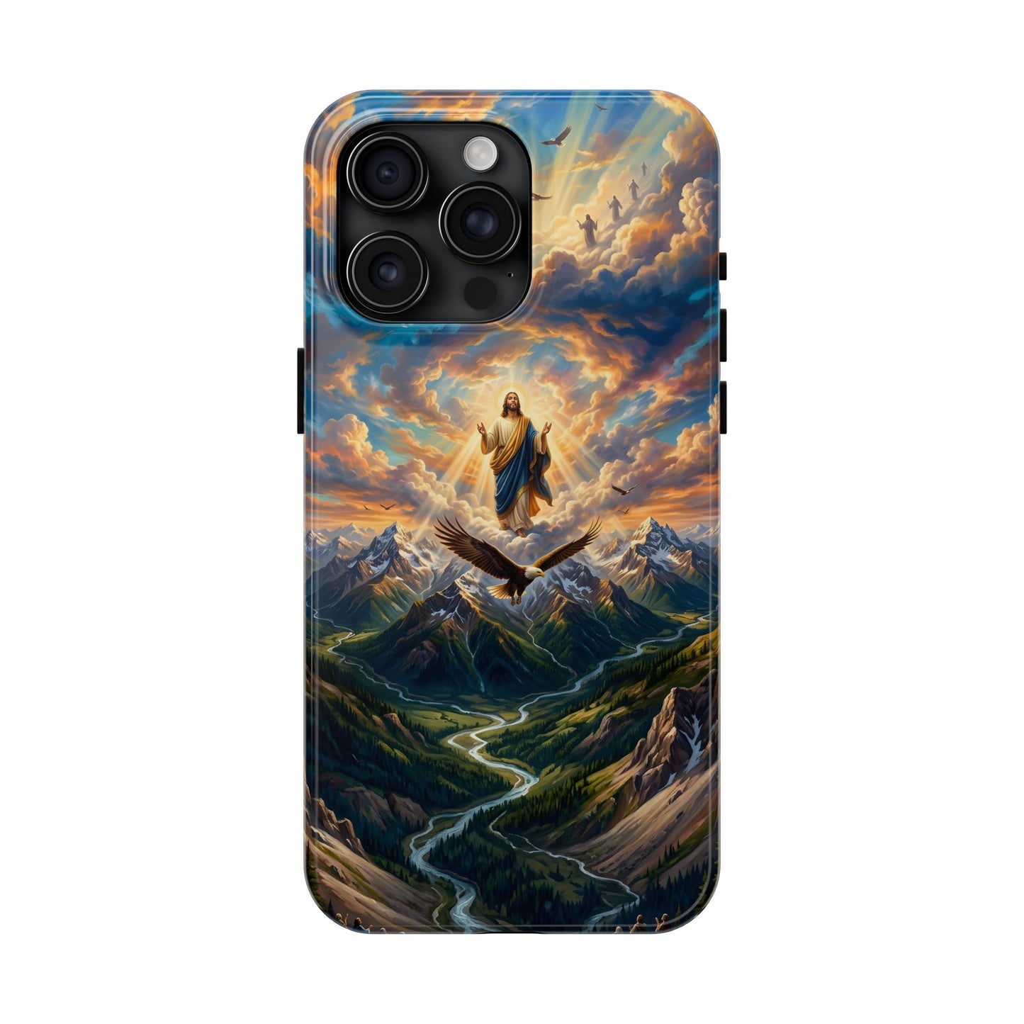 “Soaring Like Eagles - Hope in the Lord Over Mountains” - Phone Case