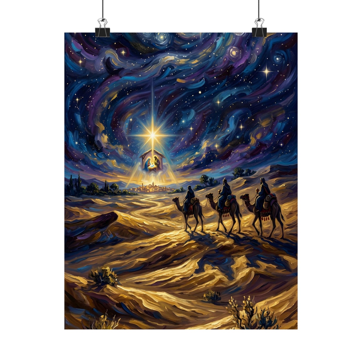 “Journey to Bethlehem - Wise Men Follow the Star” - Poster
