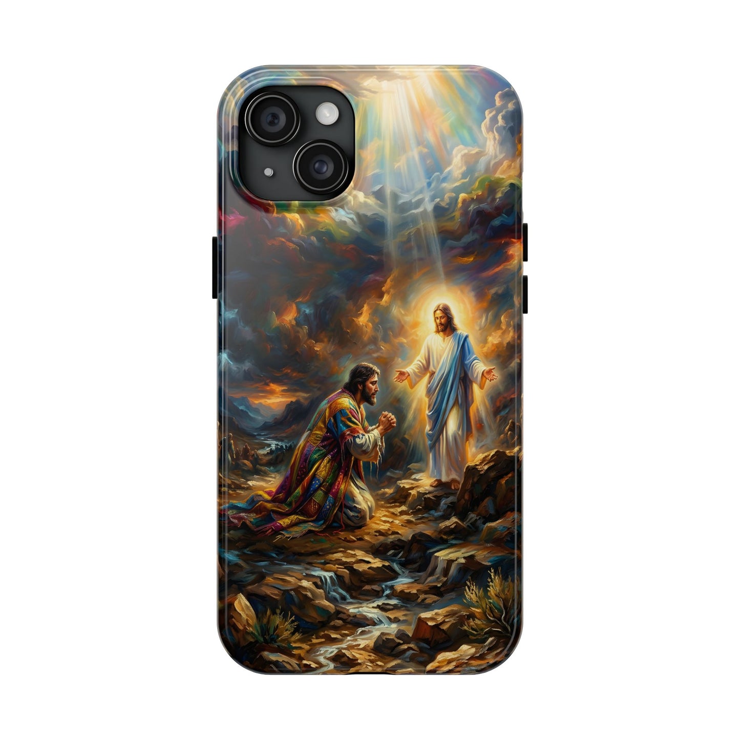“Coat of Many Colors - Joseph's Enduring Faith” - Phone Case