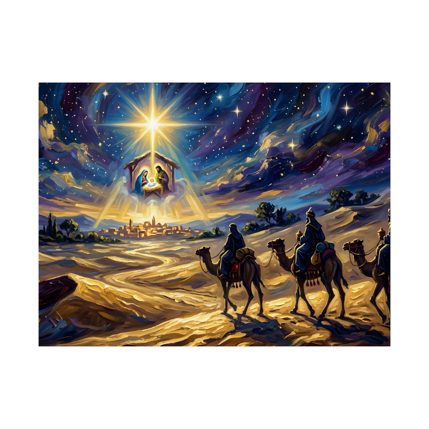 “Journey to Bethlehem - Wise Men Follow the Star” - Poster