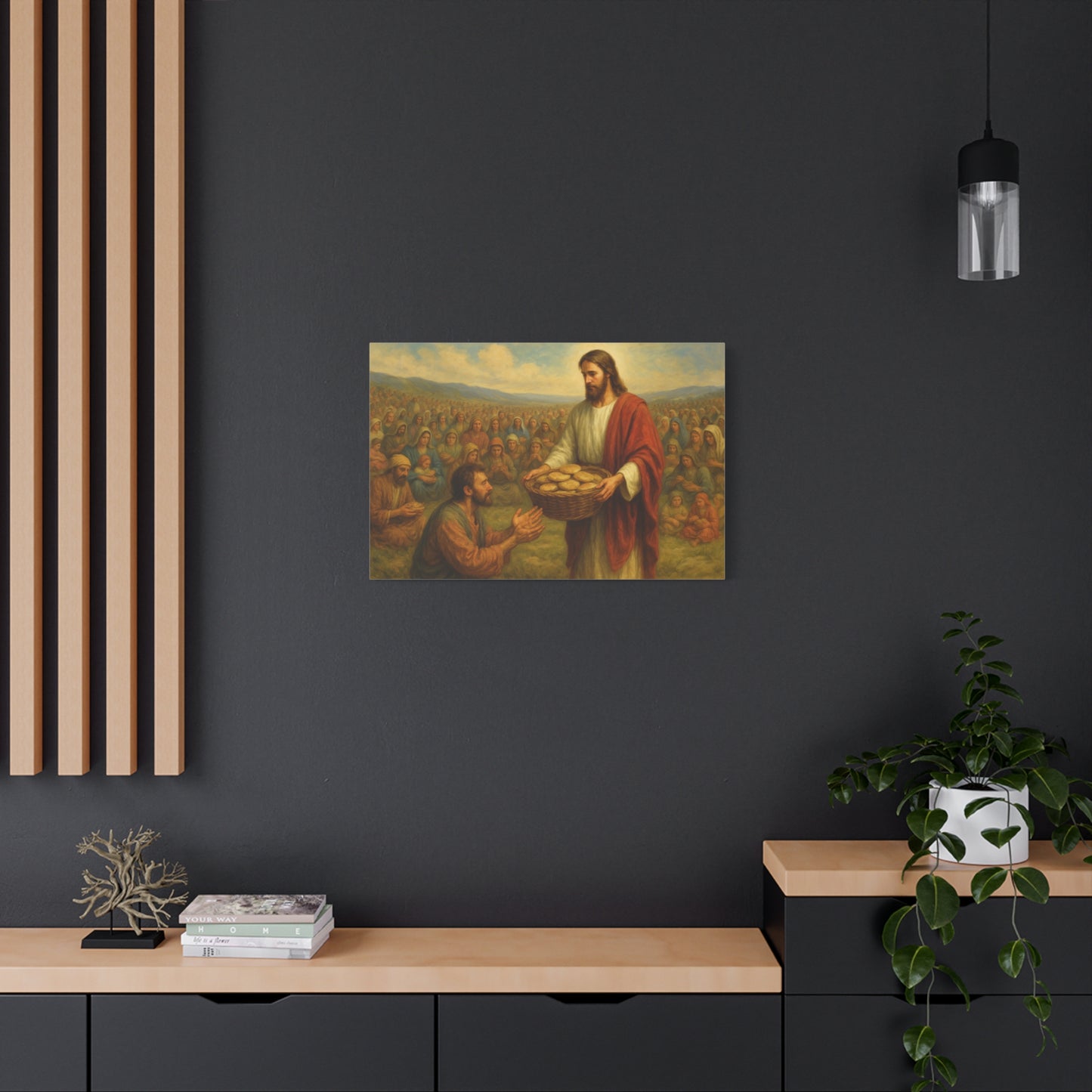 “Jesus Feeds the 4,000 – Matthew 15:32–39” - Canvas Art
