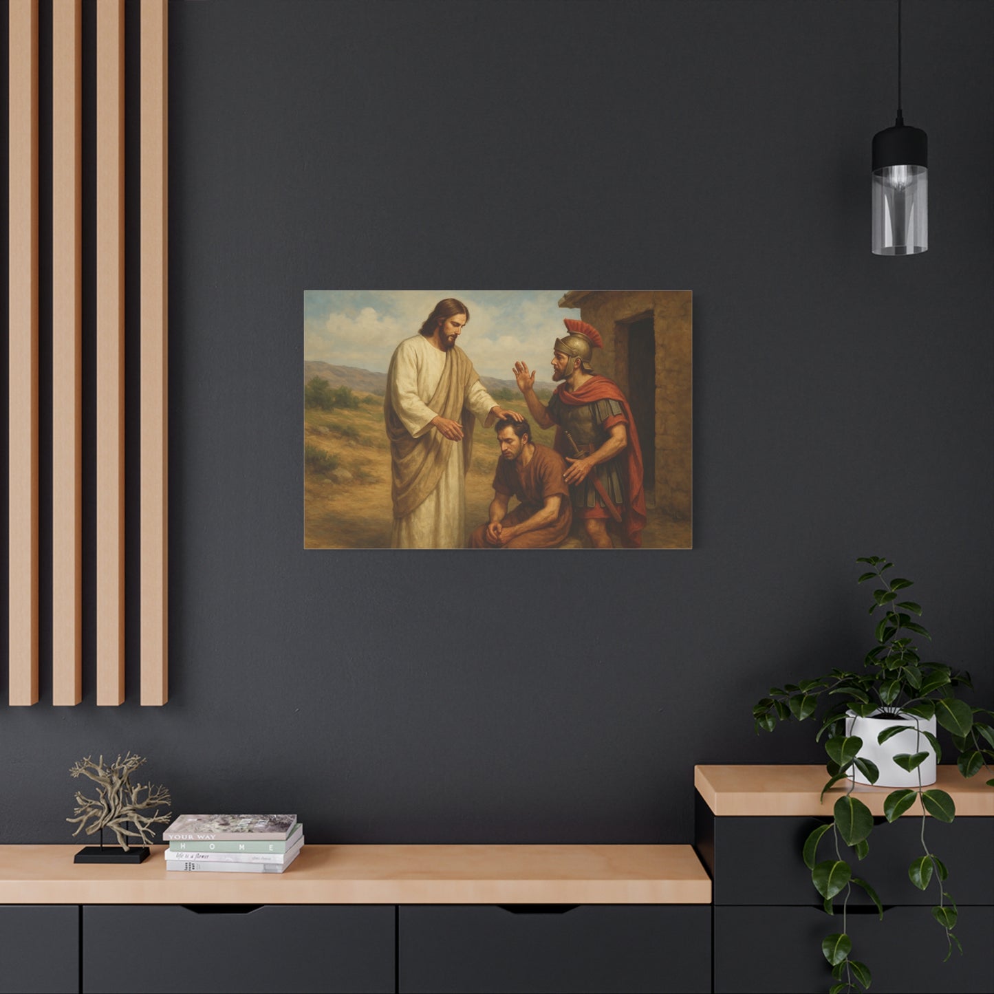 “Great Faith – Jesus Heals the Centurion’s Servant” - Canvas Art