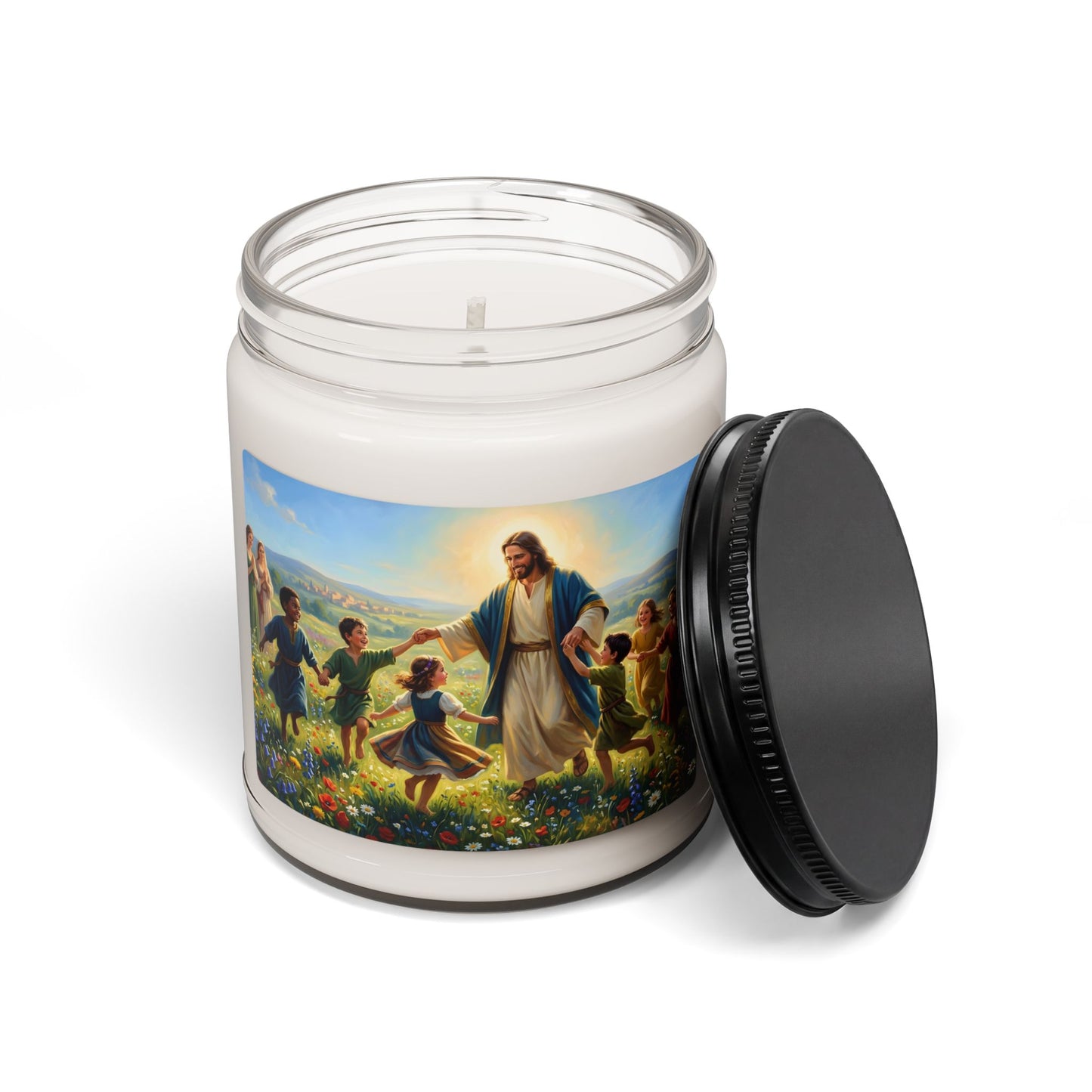 “Joy Overflowing - Children Dancing in the Meadow” - Scented Candle