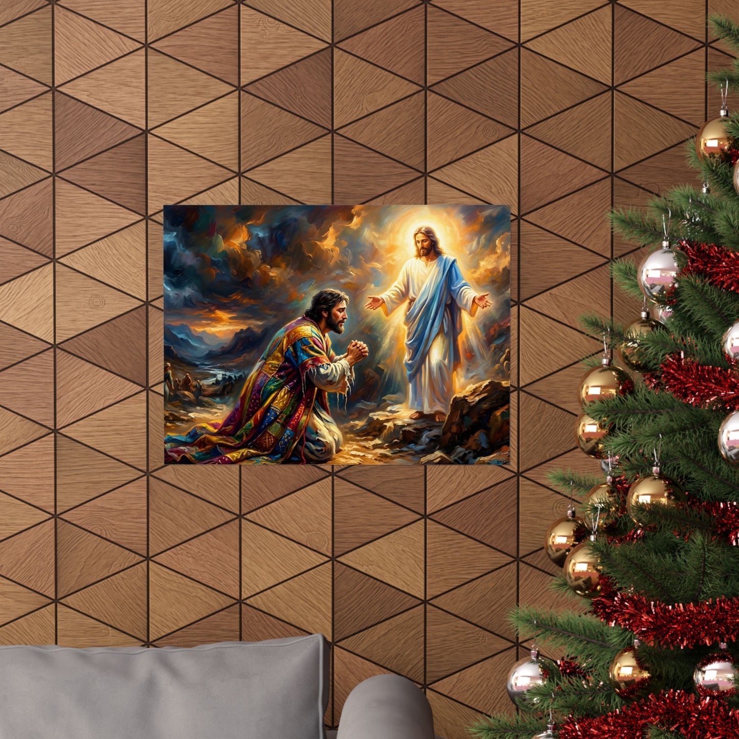 “Coat of Many Colors - Joseph's Enduring Faith” - Poster