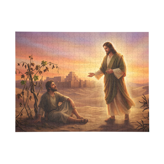 “Withered Vine - Jonah's Lesson in Mercy” - Jigsaw Puzzle