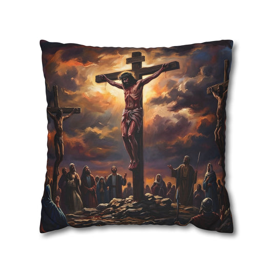 “It Is Finished - The Crucifixion at Calvary” - Pillowcase