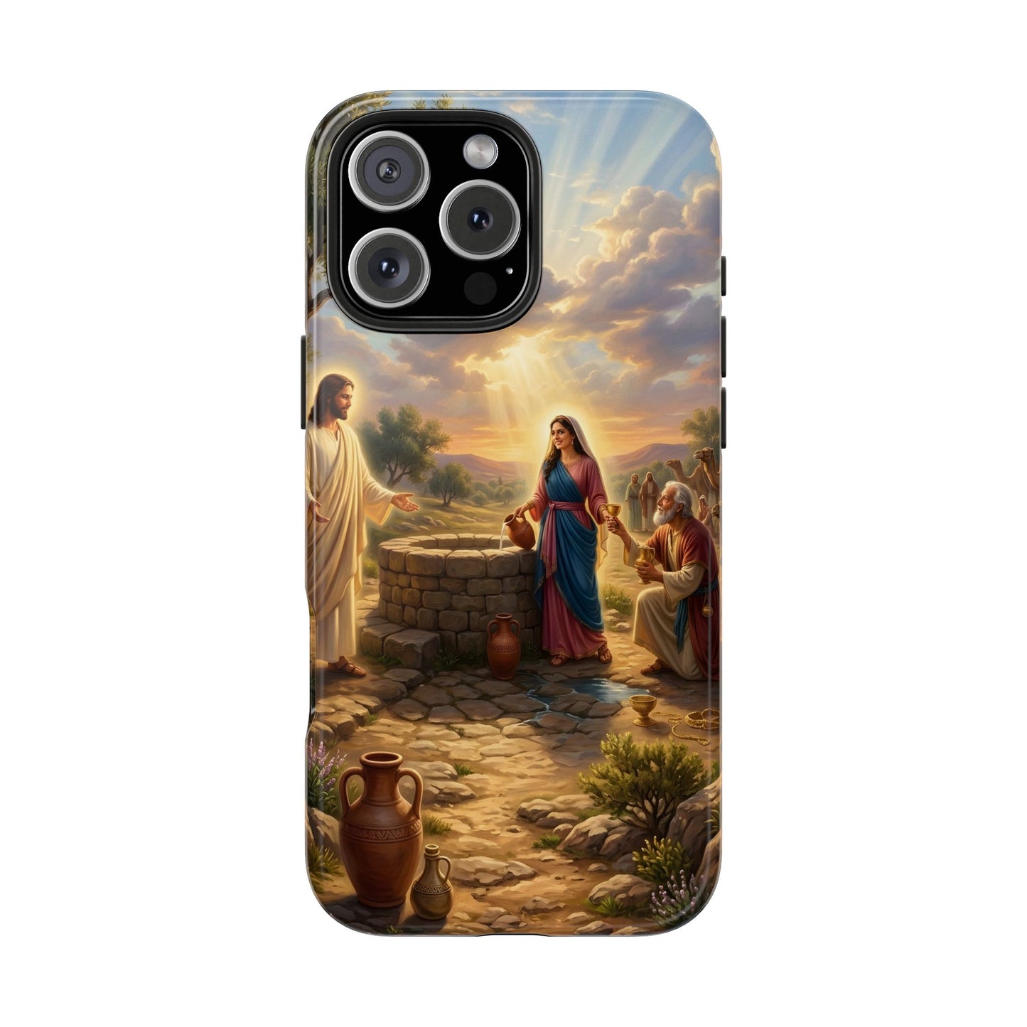 “Providence Unveiled - Rebekah at the Well” - Phone Case