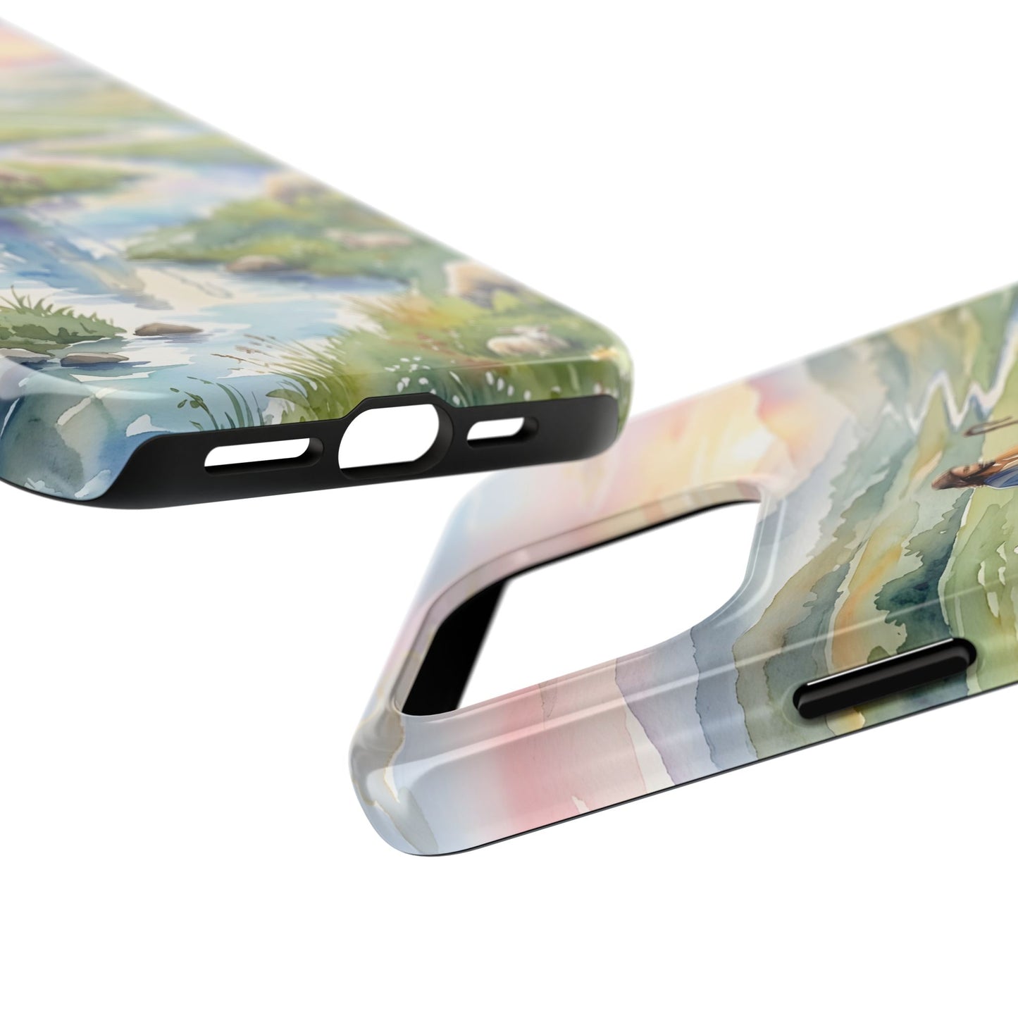 “Still Waters - Shepherd Leads His Flock” - Phone Case