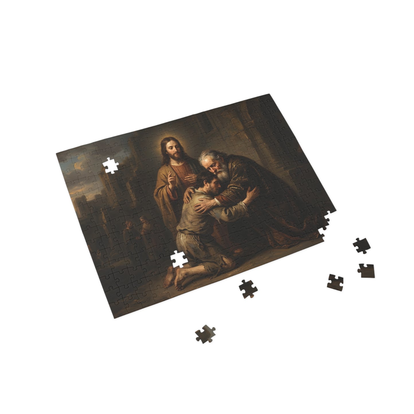The prodigal son running toward his father - Jigsaw Puzzle