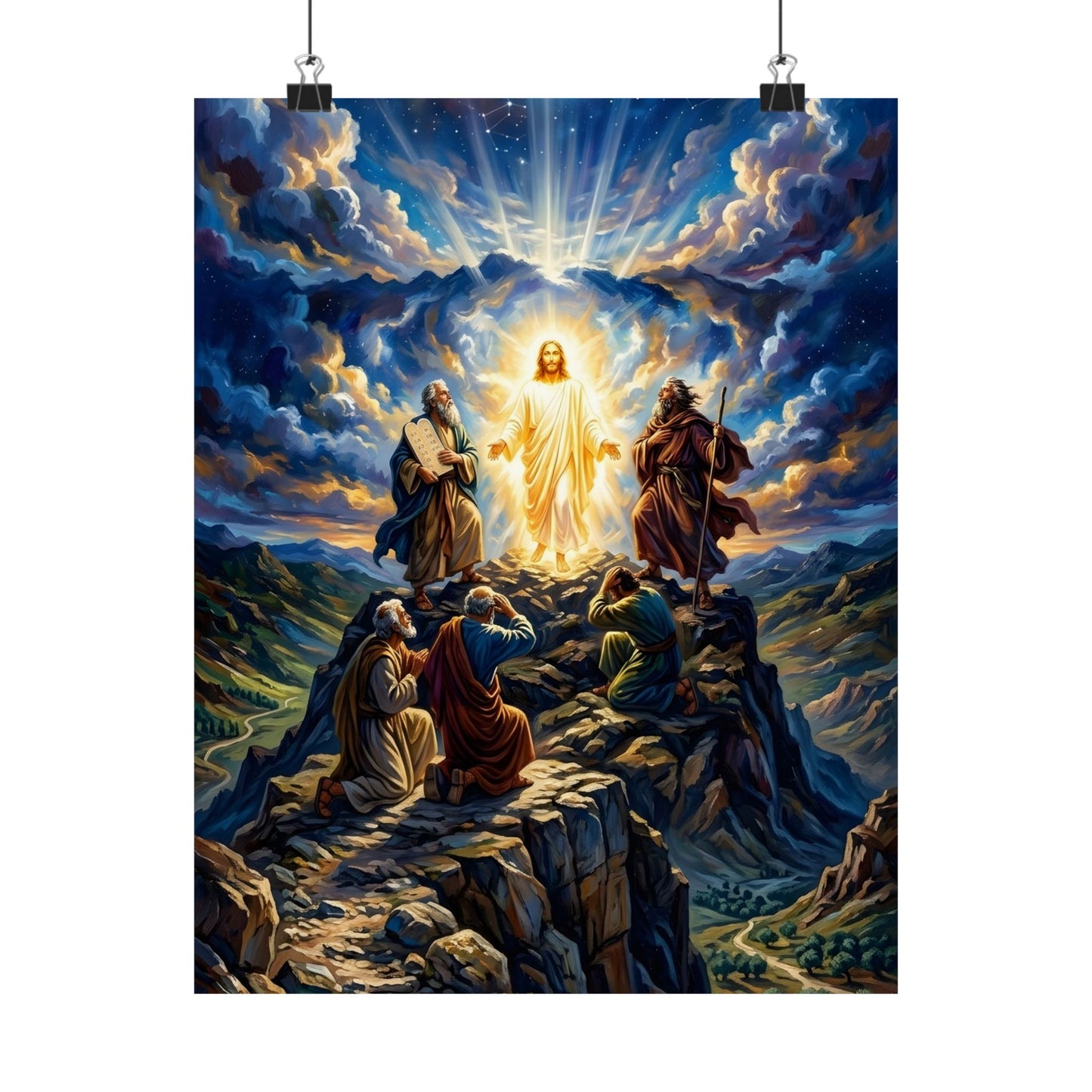 “Glorious Light - The Transfiguration of Jesus” - Poster