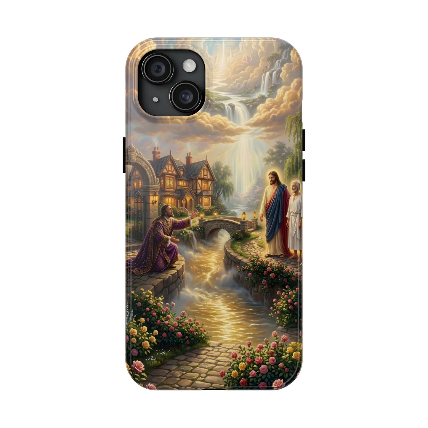 “The Great Reversal - Lazarus at the Rich Man’s Gate” - Phone Case