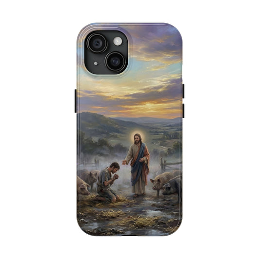 “Turning Point - The Prodigal Son's Repentance” - Phone Case