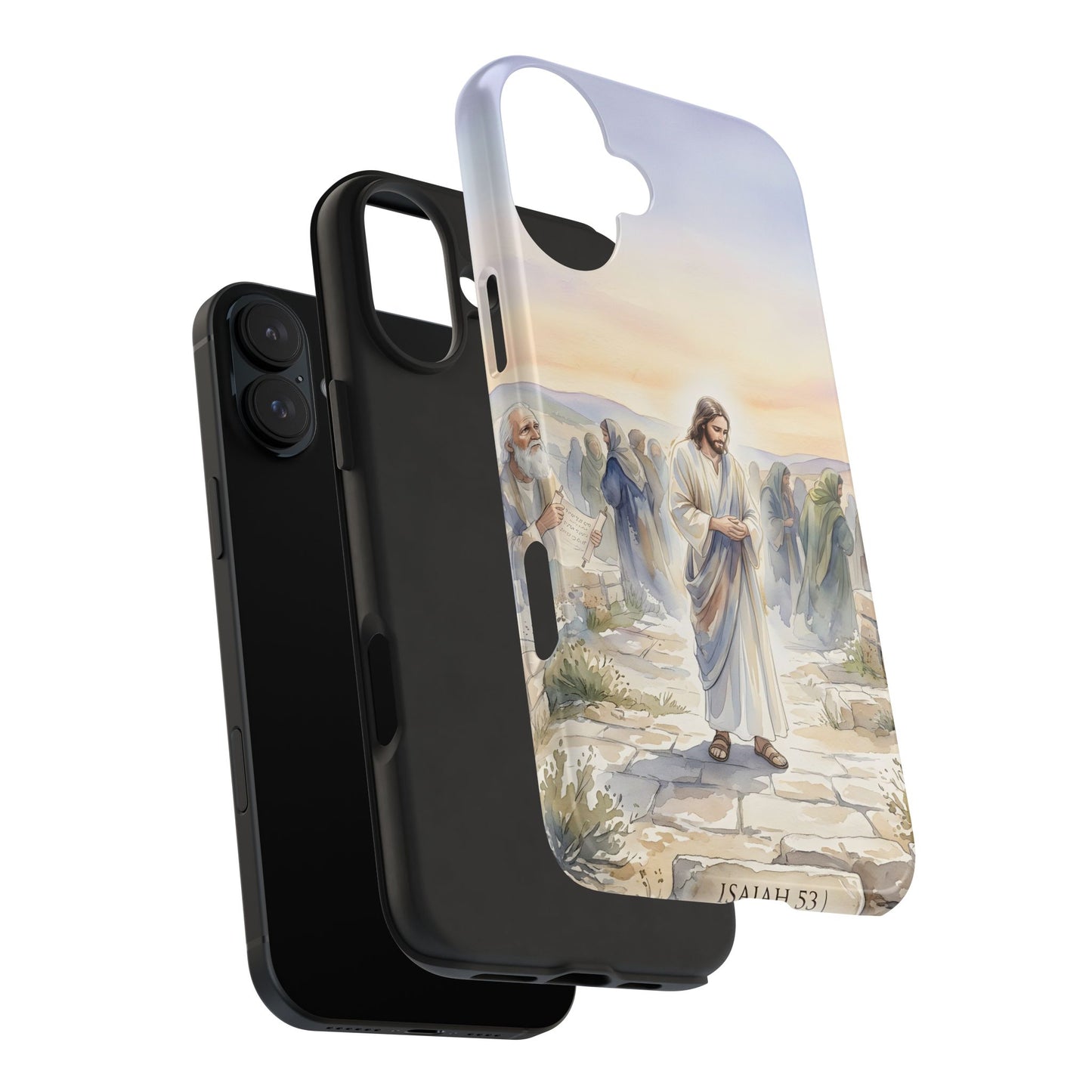 Isaiah prophesying the suffering servant - Phone Case