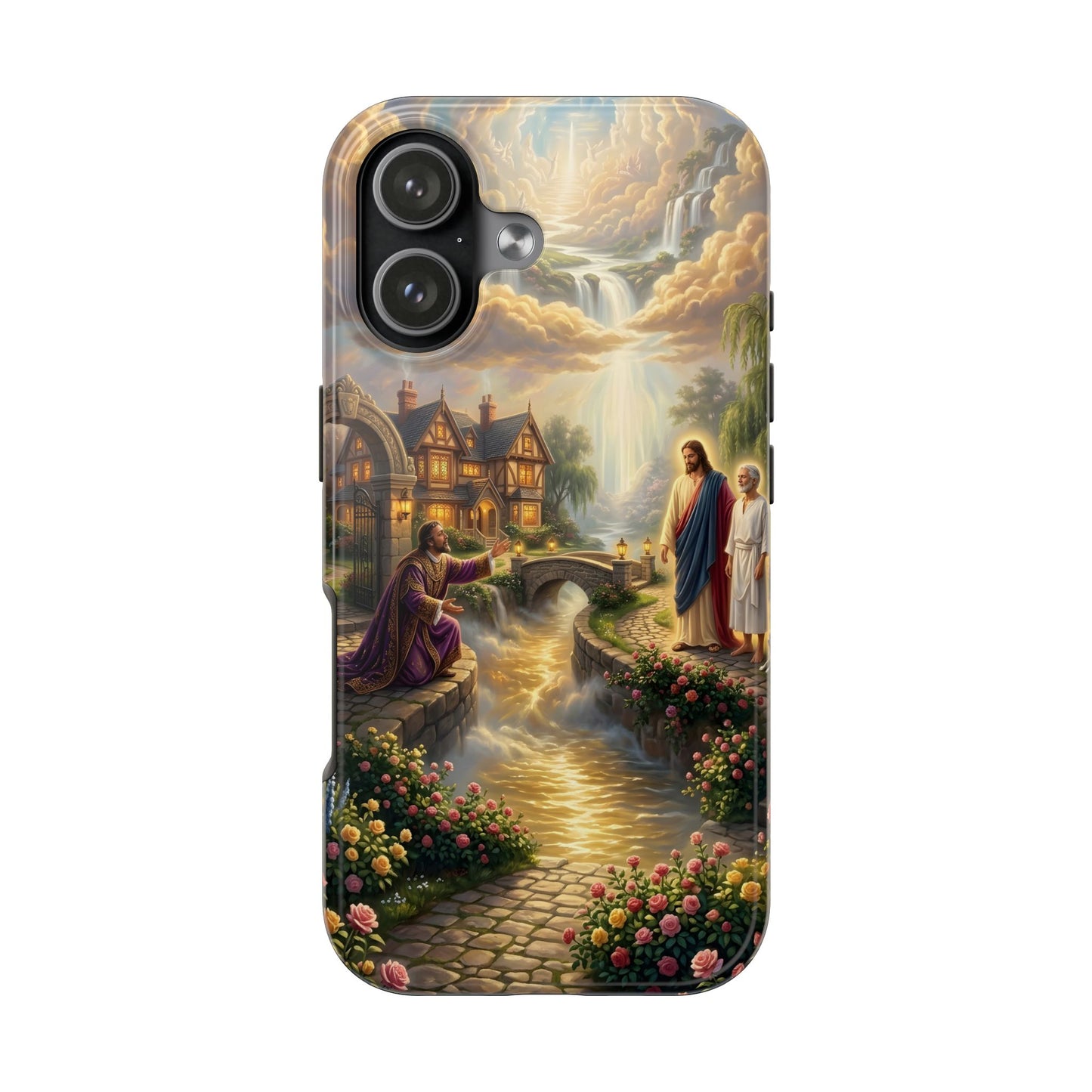 “The Great Reversal - Lazarus at the Rich Man’s Gate” - Phone Case
