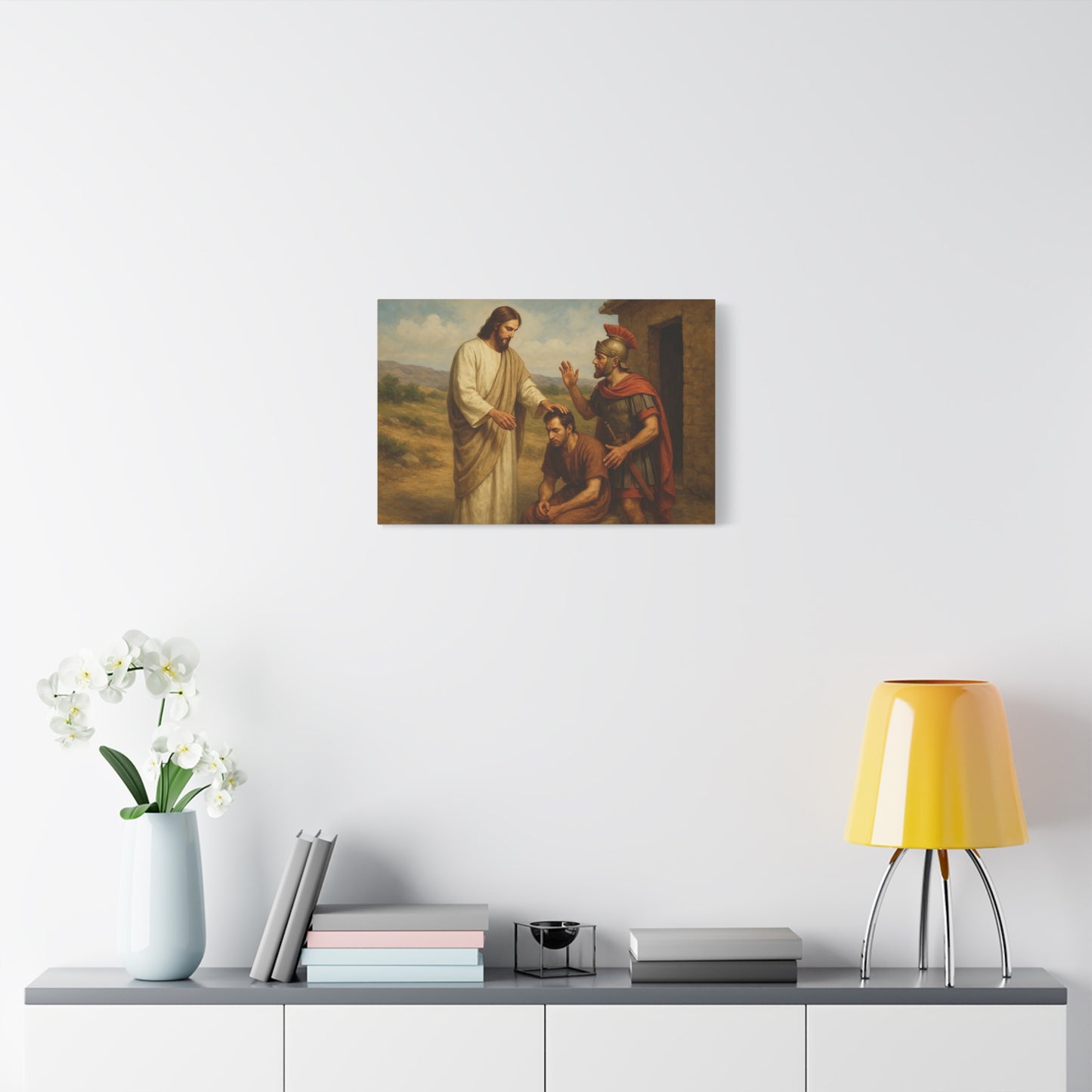 “Great Faith – Jesus Heals the Centurion’s Servant” - Canvas Art