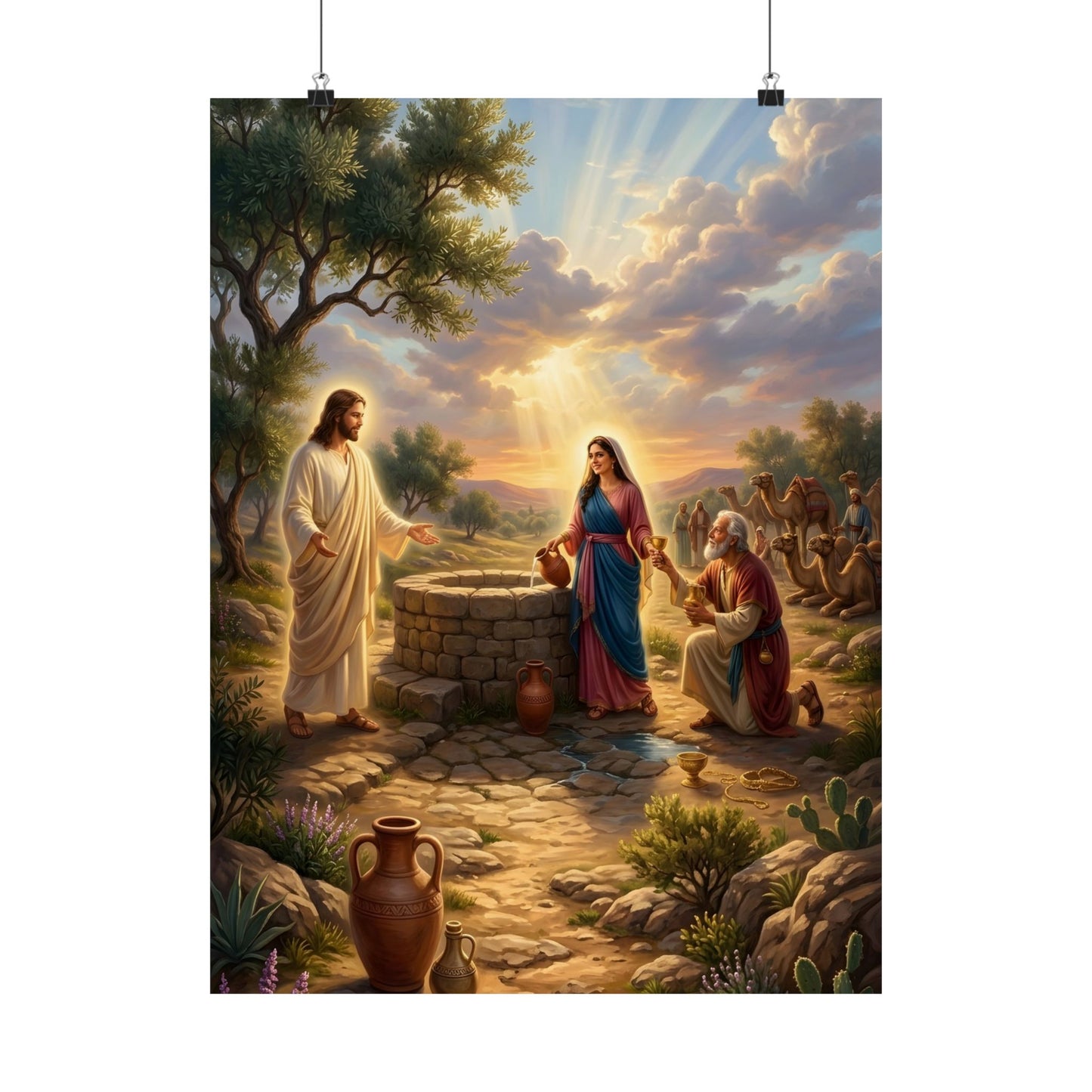 “Providence Unveiled - Rebekah at the Well” - Poster