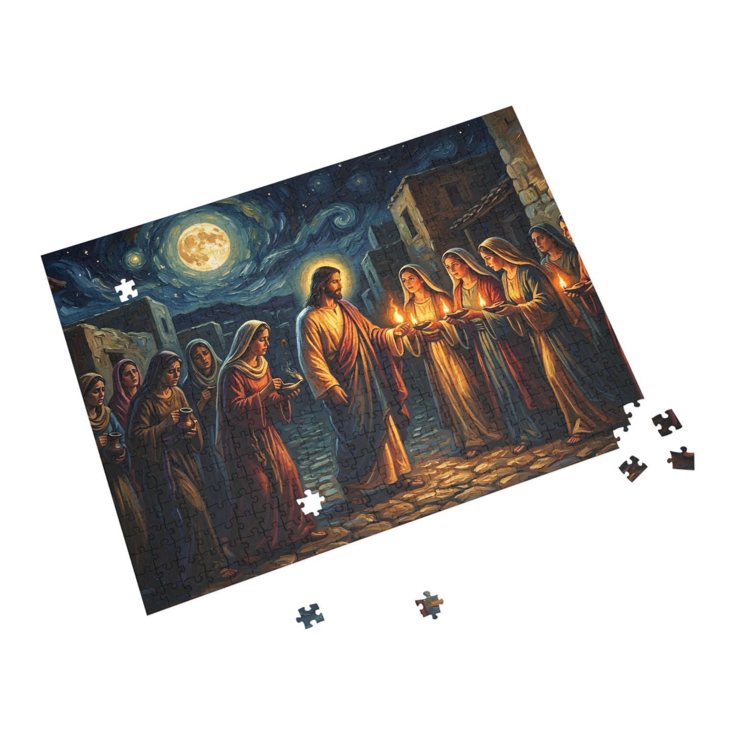 “Be Ready - Ten Virgins in Midnight Darkness” - Jigsaw Puzzle