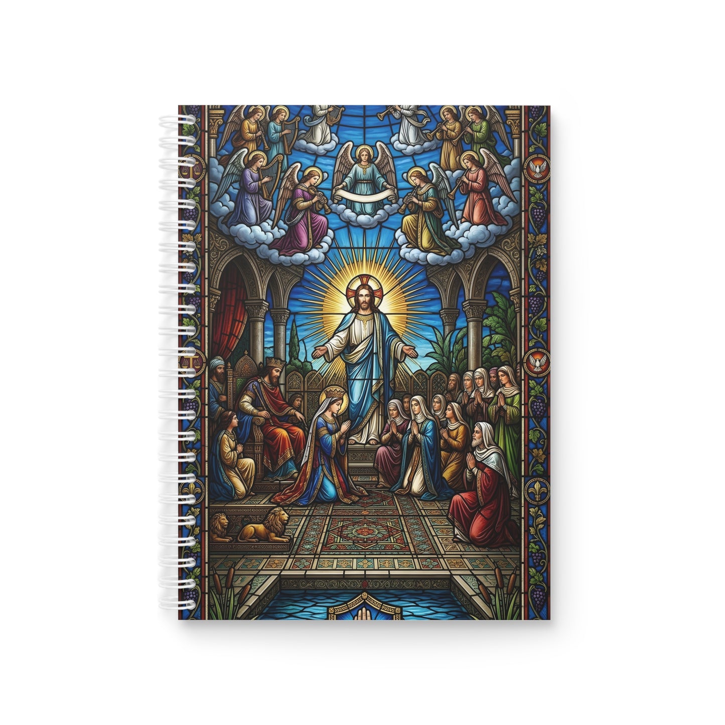 “For Such a Time As This - Esther Before King Ahasuerus” - Spiral Notebook