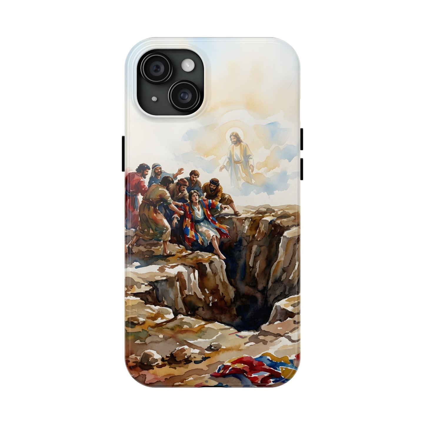 “Betrayal and Providence - Joseph in the Pit” - Phone Case
