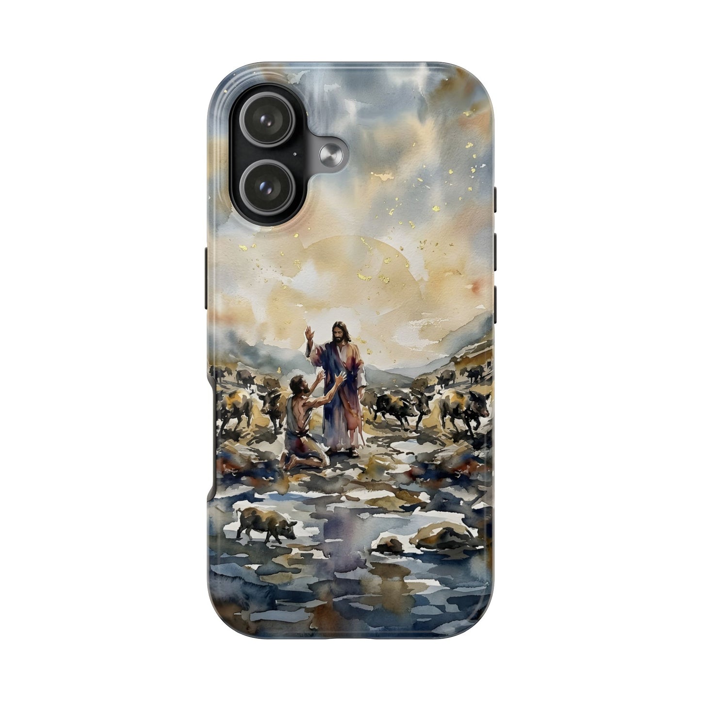 “Unchained - Jesus and the Demoniac” - Phone Case