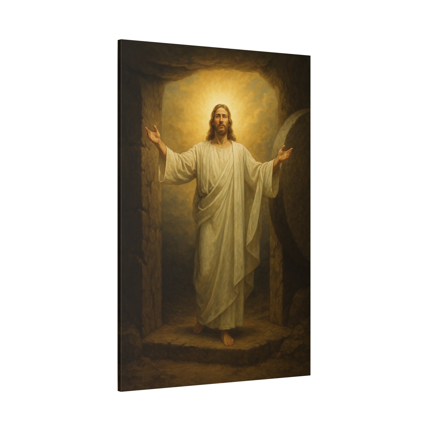 “He Is Risen – Luke 24:5–8” - Canvas Art