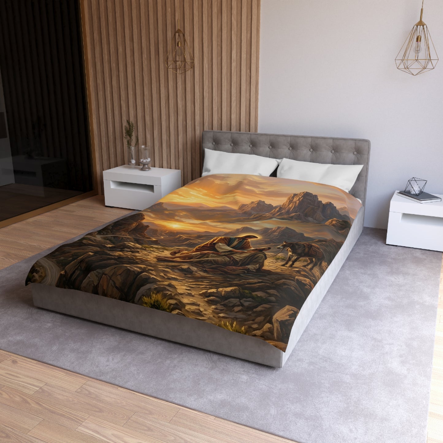 “The Good Samaritan - Compassion on the Jericho Road” - Duvet Cover