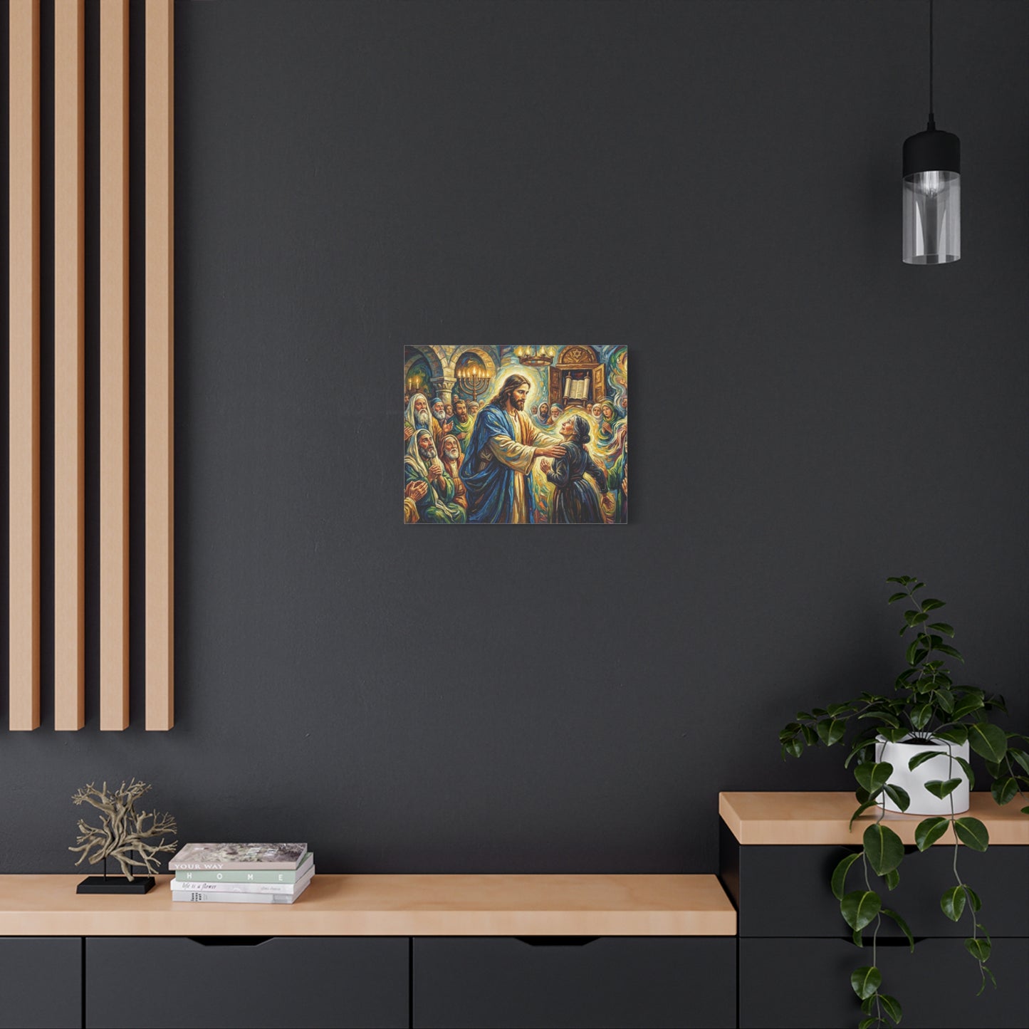 “He Is Loosed - Freedom from 18 Years of Suffering” - Canvas Art