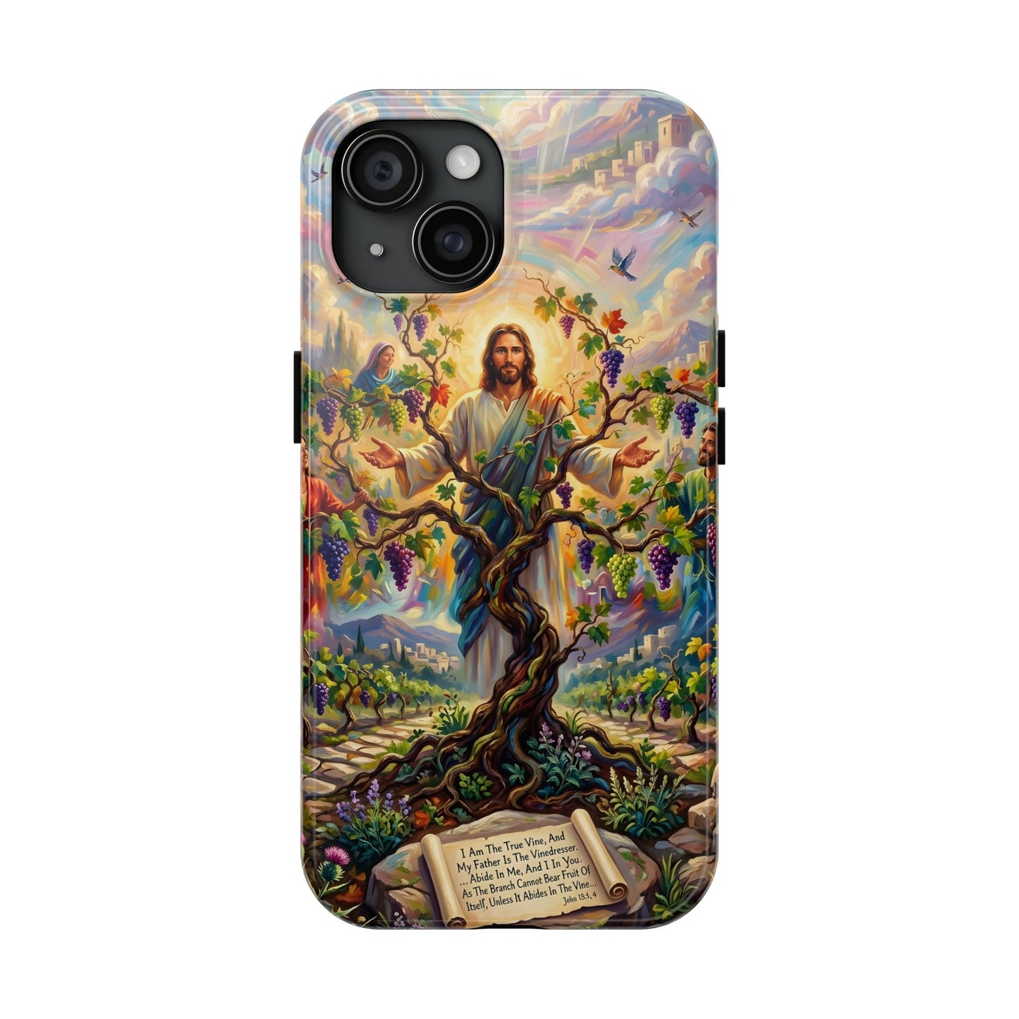 “I Am the True Vine - Abide in My Love” - Phone Case