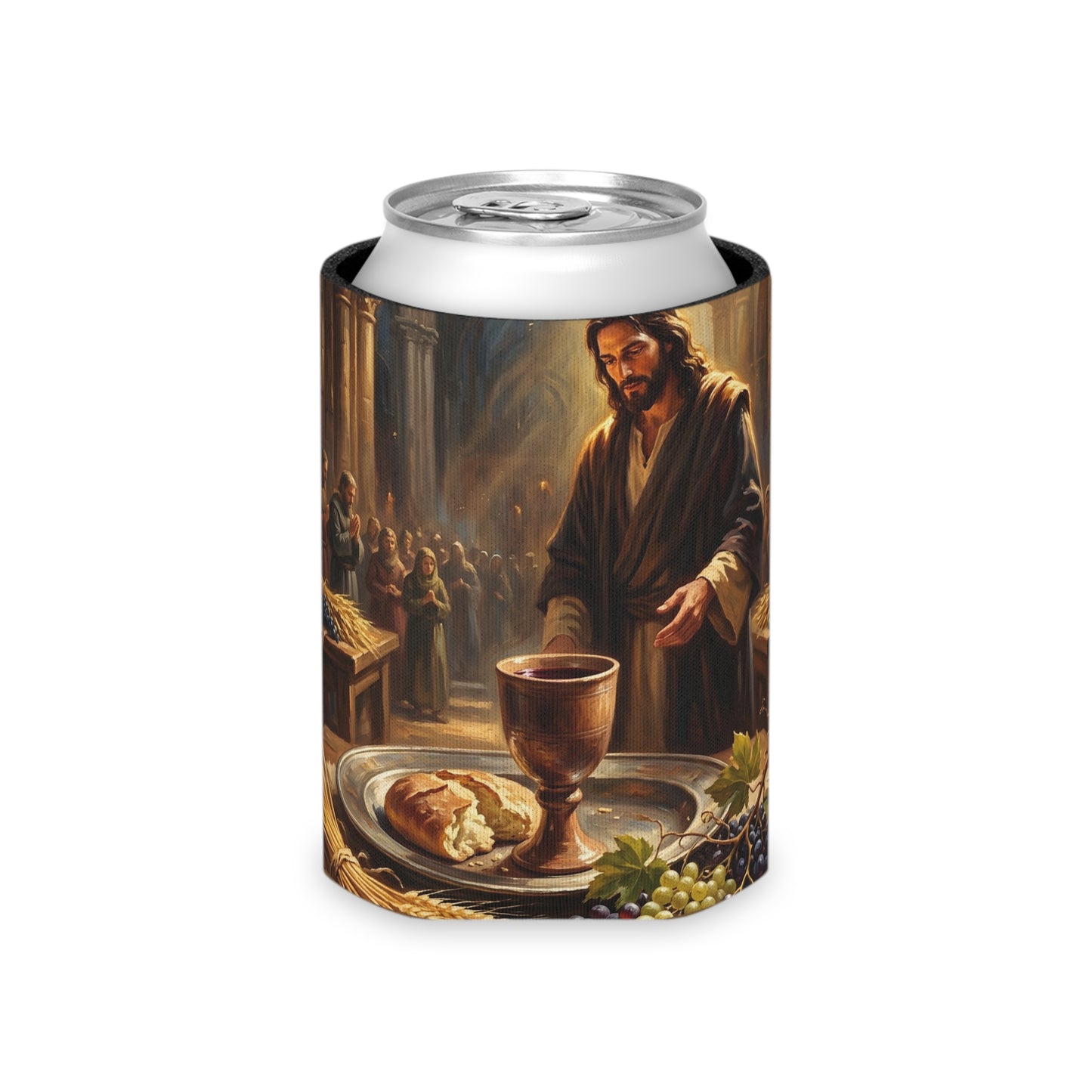 “The Harvest of Faith - Communion Still Life” - Can Cooler