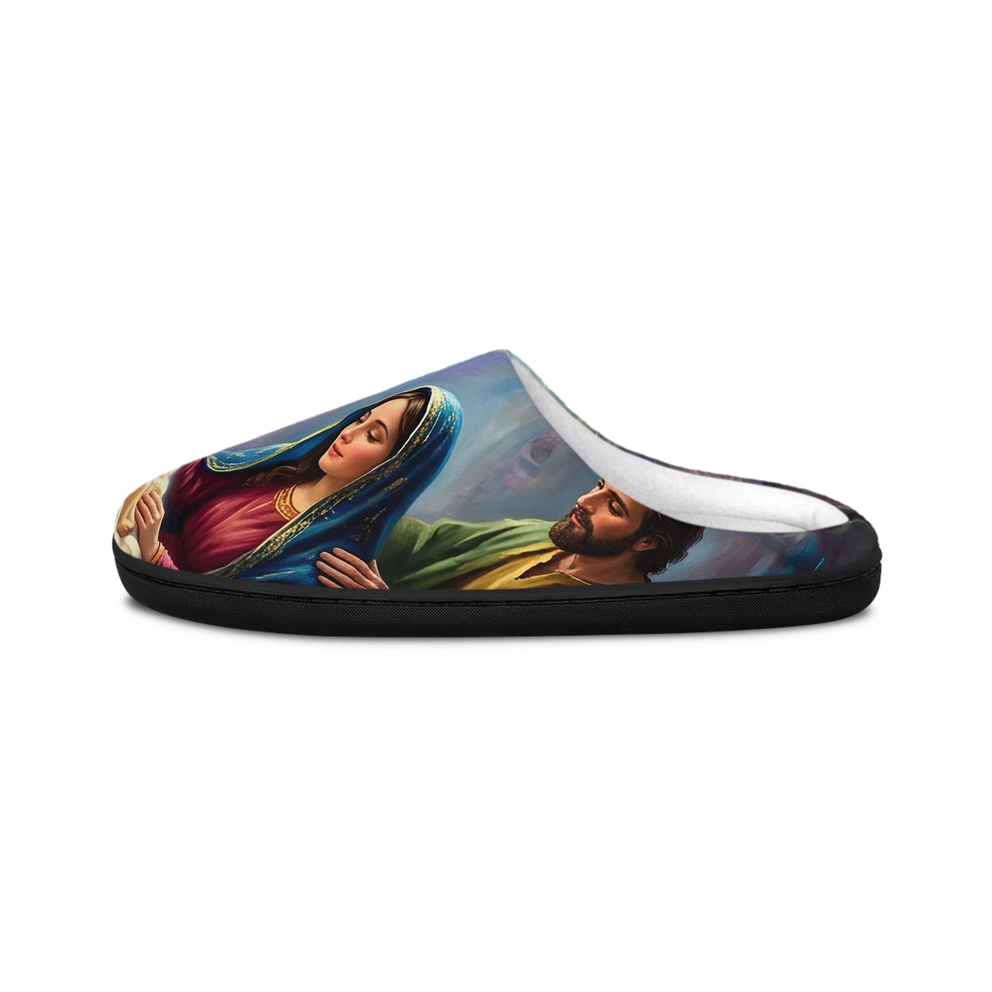 “Prince of Peace - Holy Family in Bethlehem” - Indoor Slippers
