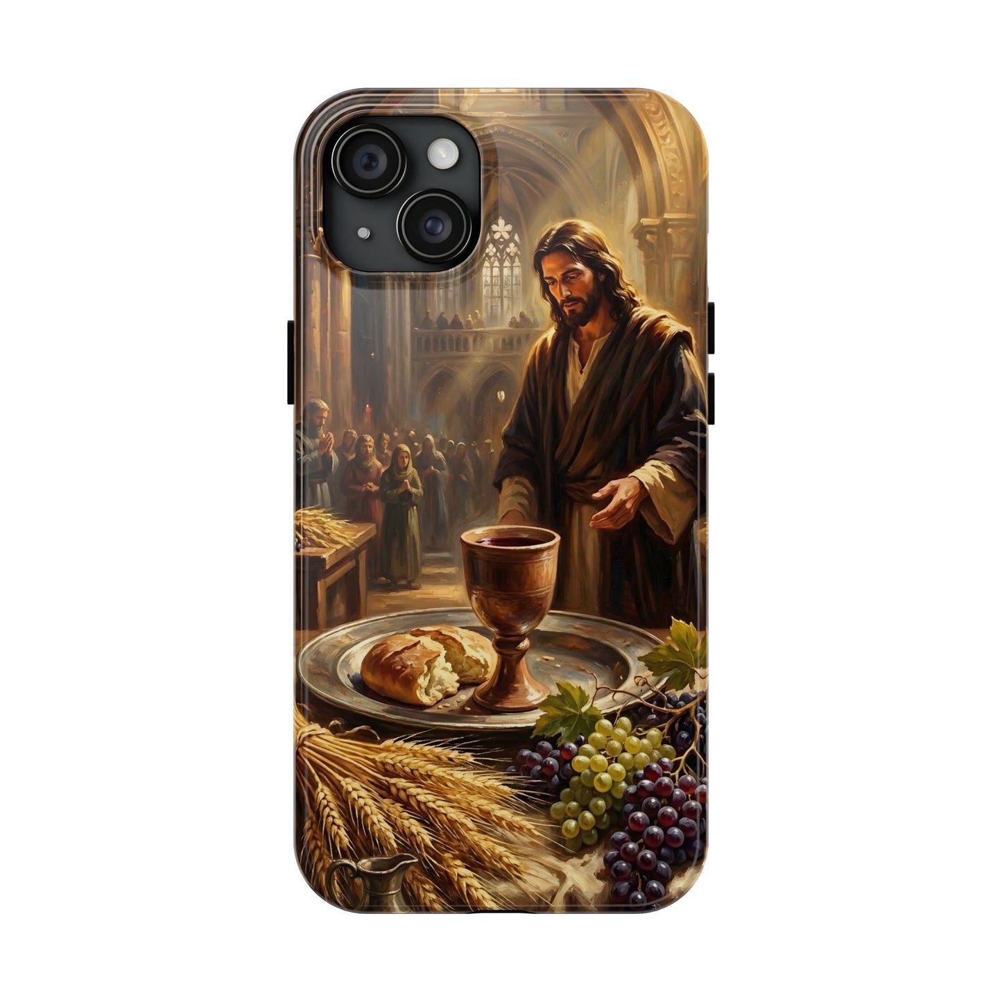“The Harvest of Faith - Communion Still Life” - Phone Case