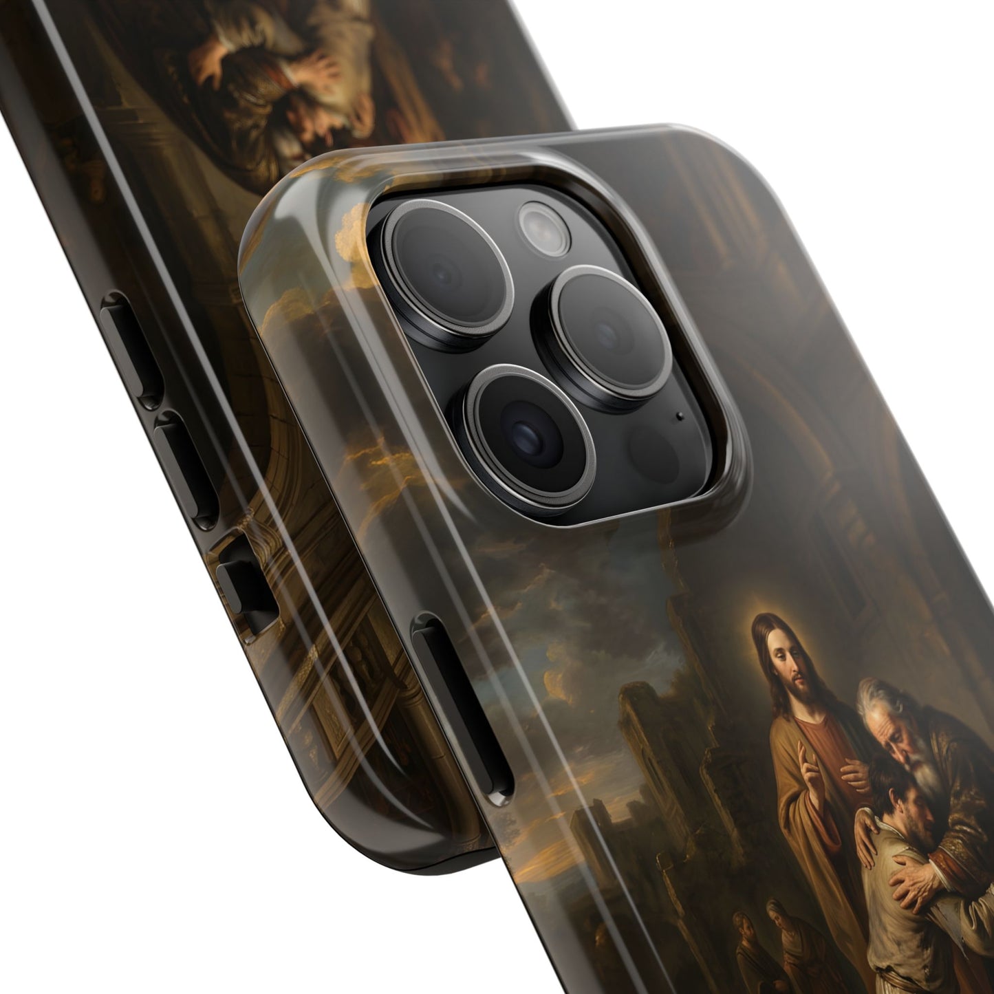 The prodigal son running toward his father - Phone Case