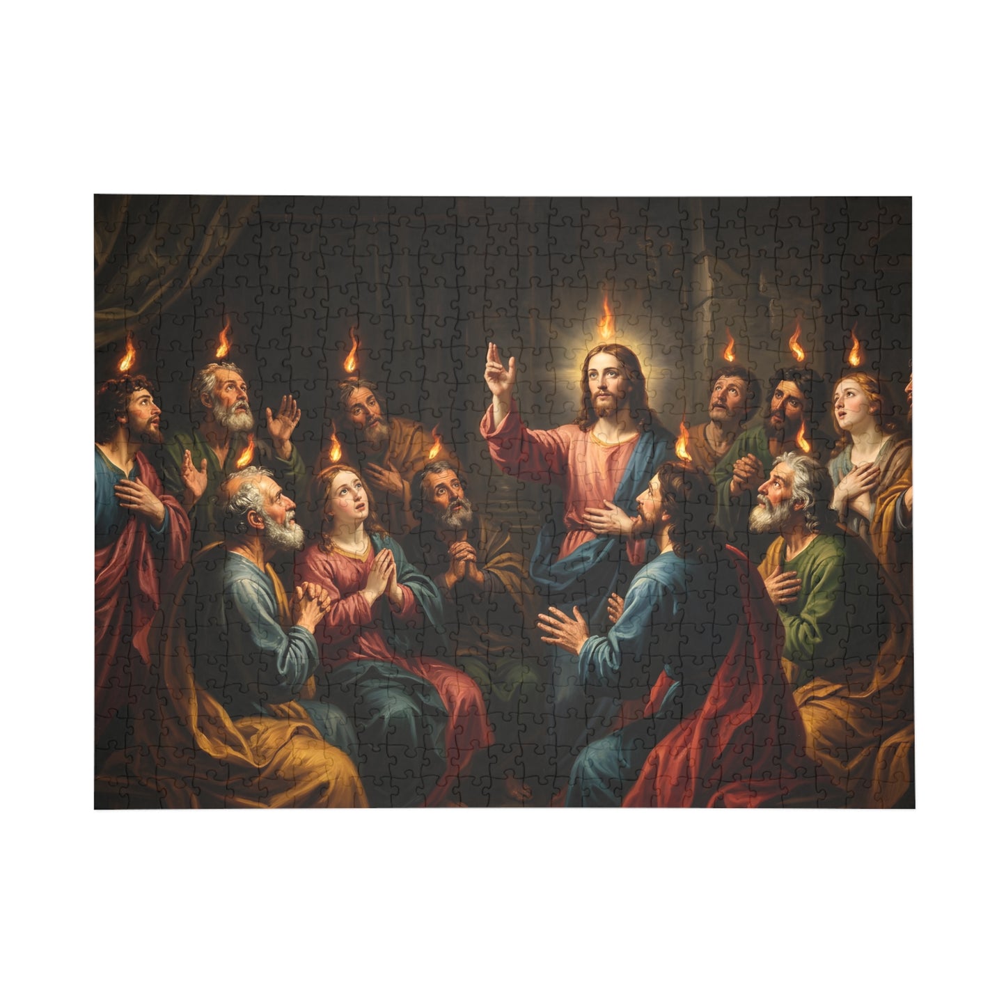 “Tongues of Fire - The Pentecost Outpouring” - Jigsaw Puzzle