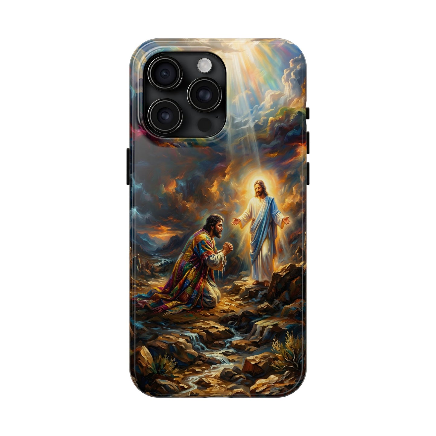 “Coat of Many Colors - Joseph's Enduring Faith” - Phone Case