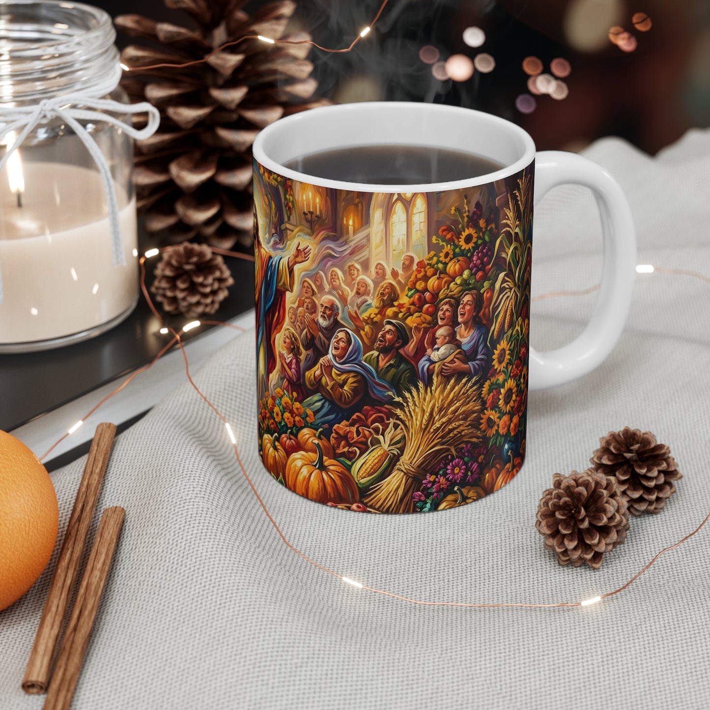 “Bountiful Blessings - A Harvest of Thanksgiving” - Coffee Mug